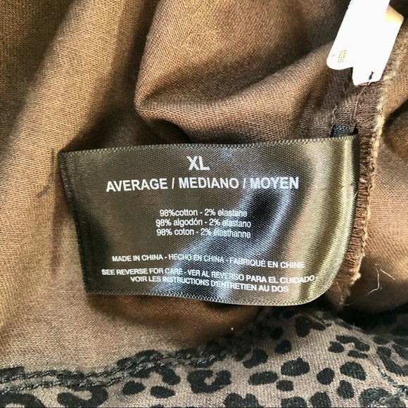 NWT Nine West Sarah Jean Jacket leopard print (wild one) stretch twill XL - Picture 9 of 10